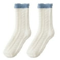 thumbnail image 2 of Travelwant Fuzzy Cozy Socks Women Fluffy Plush Crew Slipper Sock For Girls Warm for Winter, 2 of 8
