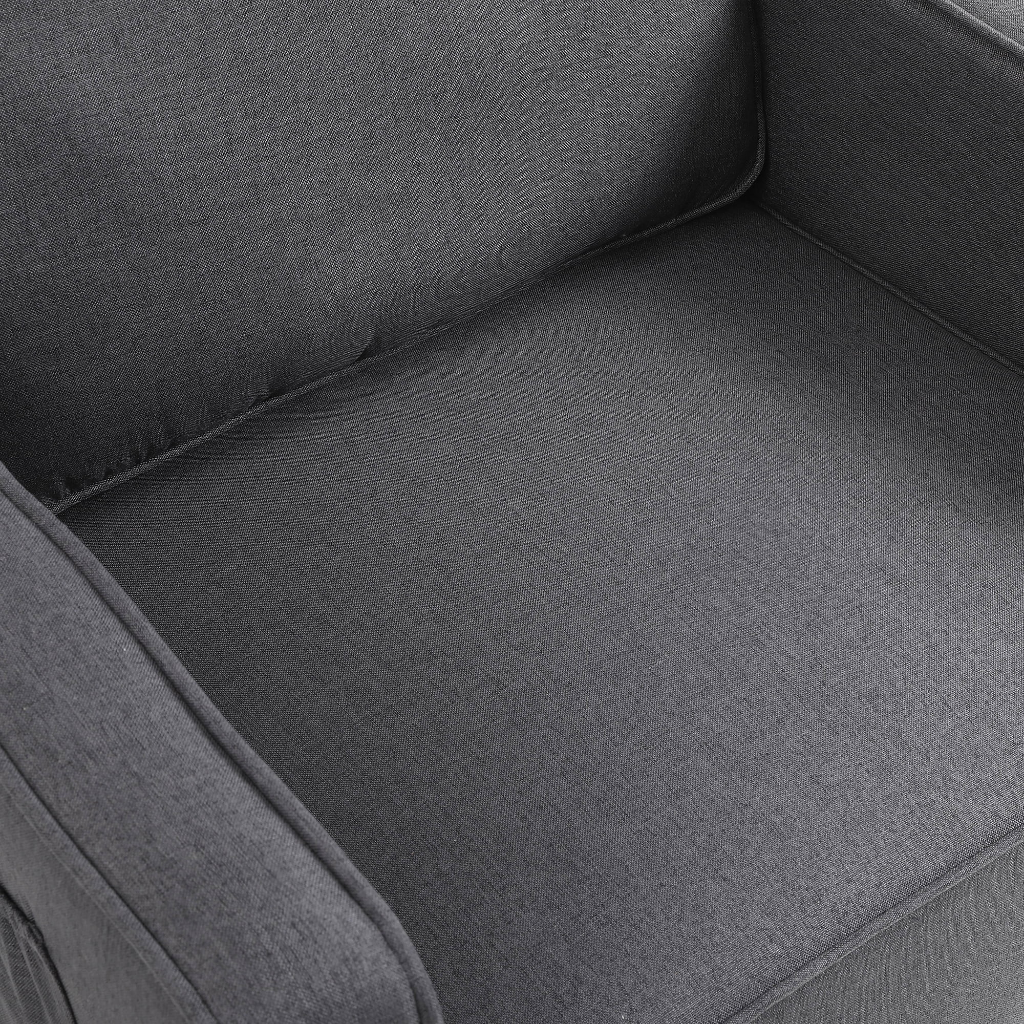 Kadyn Swivel Accent Barrel Chair, Linen Armchair with 360 Degree Swiveling and Side Pocket for Living Room, Dark Gray Kadyn Swivel Accent Barrel Chair, Linen Armchair with 360 Degree Swiveling and Side Pocket for Living Room, Dark Gray