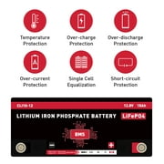 12V 18Ah Lithium Battery (LiFePO4)