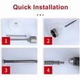 thumbnail image 4 of Dust Collection Tools - Drill Dust Cover Dust Collector for Home Installation Work, Dust Cover for Electric Impact Drill, 4 of 5
