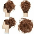 thumbnail image 3 of SEGO Messy Bun Hair Piece for Women Wavy Hair Scrunchies Synthetic Hair Bun Hairpiece Fluffy Tousled Updo Scrunchie Chignon Wrap on Scrunchy Bun Extensions Donut, 3 of 7
