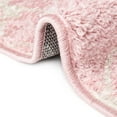 thumbnail image 6 of Unique Loom Tribal Trellis Collection Area Rug - Alaoui (2' 7" x 10' Runner Pink/Ivory), 6 of 11