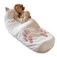 thumbnail image 1 of Adult Soft Sleeping Bag Plush Cat Envelope Sleeping Bag for Camping, 1 of 8