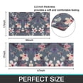 thumbnail image 7 of Pioneer Flower Floral Print Pattern Kitchen Rugs Sets Of 2,Anti Fatigue Kitchen Mat Rugs Non Slip Washable,Decorative Kitchen Floor Mats for Kitchen,Sink,Laundry,17"x30"+17"x47", 7 of 7