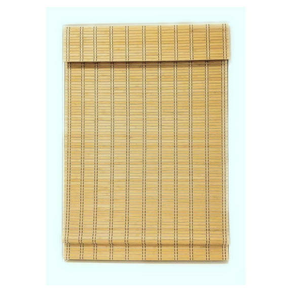 Cordless Bamboo Window Blind Sun Shade, Light Filtering Shades (Natural Bamboo, W28 X L64) 28"W x 64"H