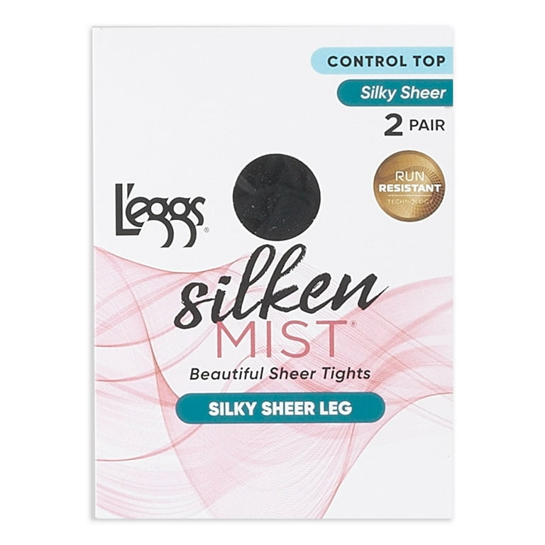 L'eggs Women's Plus Silken Mist Silky Sheer Run Resistant L'eggs Women's Plus Silken Mist Silky Sheer Run Resistant
