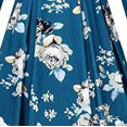 thumbnail image 5 of SMihono Robe Maxi Bohème d'Été pour Femmes Grande Taille Robe de Mode Élégante Ligne A Manches Longues Col en V Imprimé Floral Robe de Plage, 5 of 5