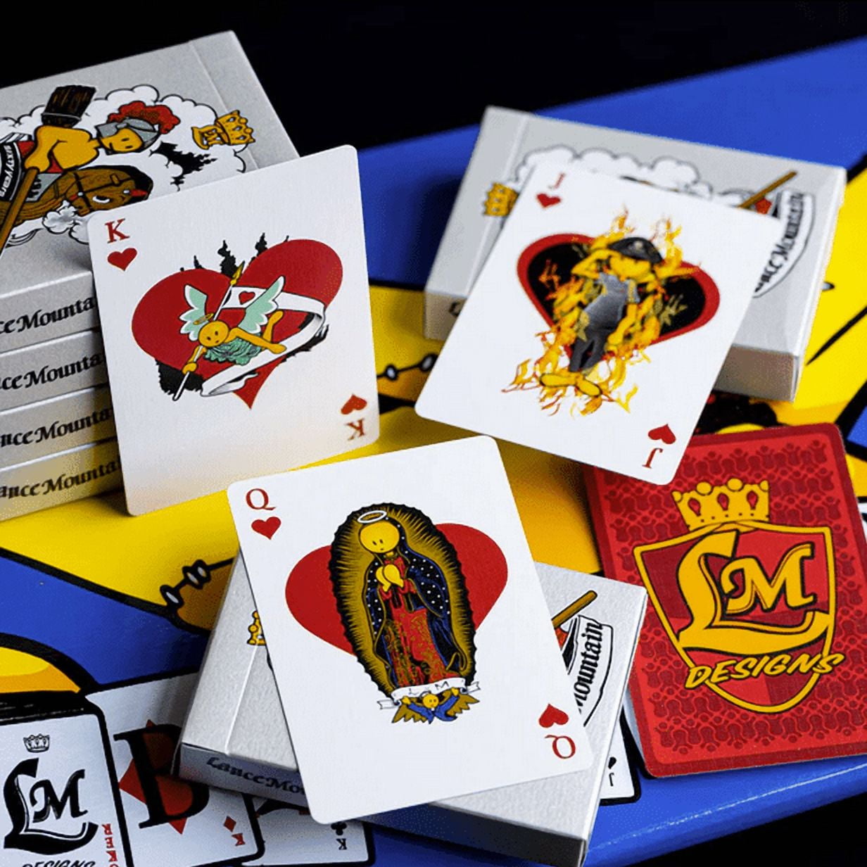LANCE MOUNTAIN SILVER ANNIVERSARY DOUGHBOY PLAYING CARDS by Fulton