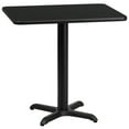 thumbnail image 4 of Flash Furniture 24'' x 30'' Rectangular Black Laminate Table Top with 22'' x 22'' Table Height Base, 4 of 5