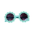 thumbnail image 1 of TIELUTT Pet Sunglasses Flower Sunglasses Circular Role Playing Glasses Photo Props Glasses for Cats and Small and Medium Sized Dogs Leash Double Dog Harness with Leash Rhinestone Choker Dog Dog Harnes, 1 of 8