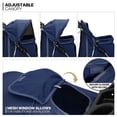thumbnail image 5 of MoNiBloom - carro de 3 ruedas para mascotas, plegable para perros y gatos, con cubierta para el clima para todas las estaciones, cesta de almacenamiento y soporte para vasos, malla transpirable y, 5 of 5