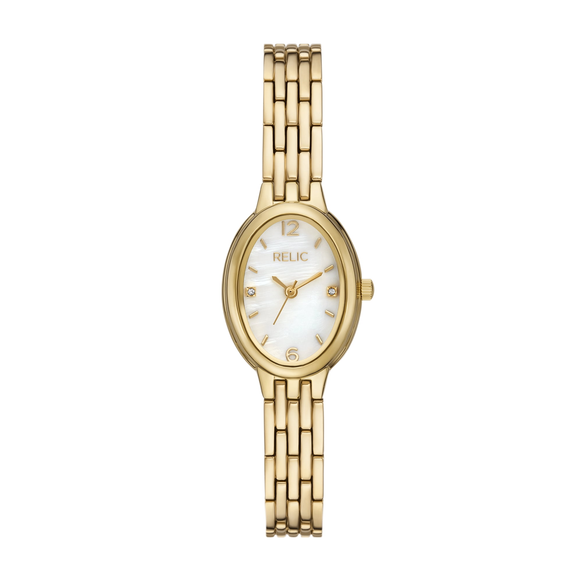 Relic by Fossil Women's Beatrice Three-Hand, Gold-Tone Alloy Watch