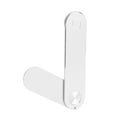 thumbnail image 4 of Laptop Phone Holder, Lightweight Strong Magnetic Aluminum Alloy Foldable Computer Monitor Expansion Bracket  For Home Silver, 4 of 8