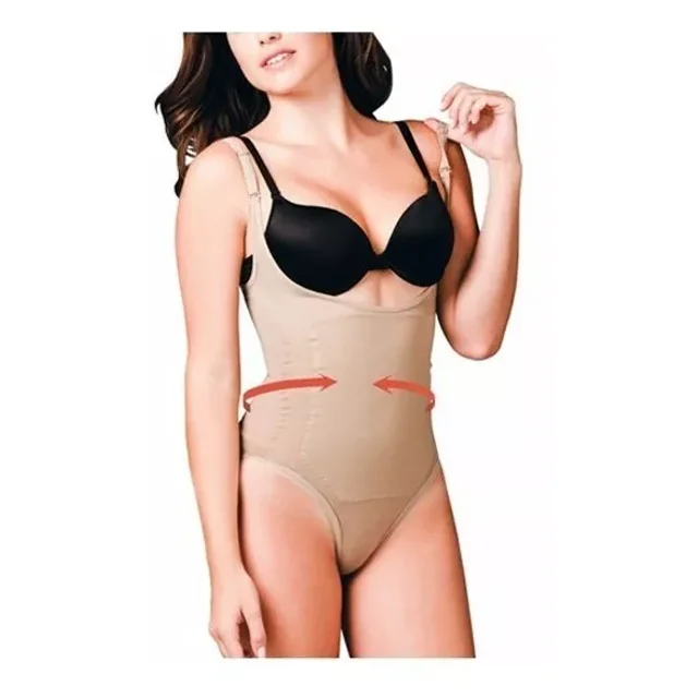 Faja Body Panty Reduce Moldea Termica Bonevil 1377 Beige