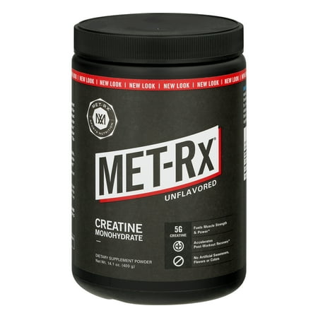MET-Rx Creatine Powder, 400 gram (Best Pre Workout Without Creatine 2019)