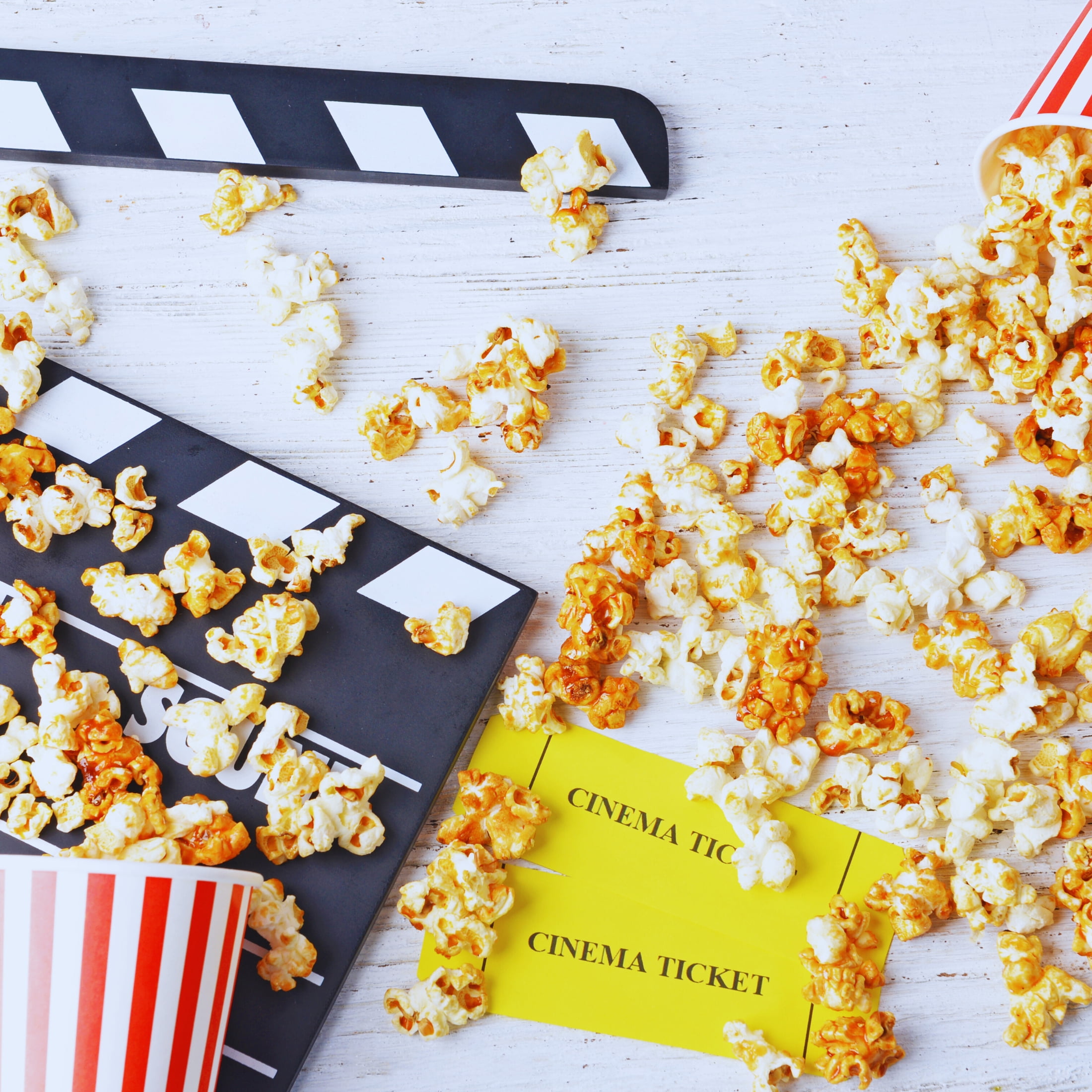 (4) Fiddle Faddle Caramel and Butter Toffee Popcorn with Peanuts, 6 oz Each Sweet Salty Party Travel Snacks Movie Nights Snacking