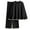 Black, variant on XFLWAM Women's 2 Piece Knit Sweater Set Casual Long Sleeve Pullover Wide Leg Pants Elegant Fall Winter Matching Sets
