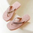 thumbnail image 5 of Cathalem Sandales pour Femmes Confort Semelle Moulée Tressée, Rose 37, 5 of 5