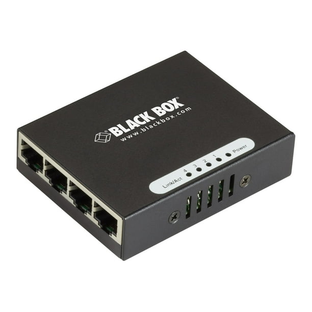 Black Box USB-Powered - Interrupteur - Non Géré - 4 x 10/100/1000 - Bureau