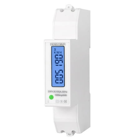 

Feiruifan Easy Installation High Accuracy DDS519MR Electricity Meter Single Phase Accurate Measurement Multifunctional 230V AC 35mm DIN Rail kWh Meter with RS485 Modbus for Household Appliances
