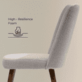 thumbnail image 2 of Mavenna Dining Chair Set of 2 Upholstered Performance Fabric Dining Chair Accent Side Chair Dining Room Living Room Bedroom Restaurant Coffee Shop Tool-Free Easy Assembly, 2 of 9
