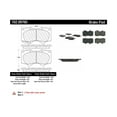 thumbnail image 2 of Centric Parts 102.09760 102 Series Semi Metallic Standard Brake Pad, 2 of 4