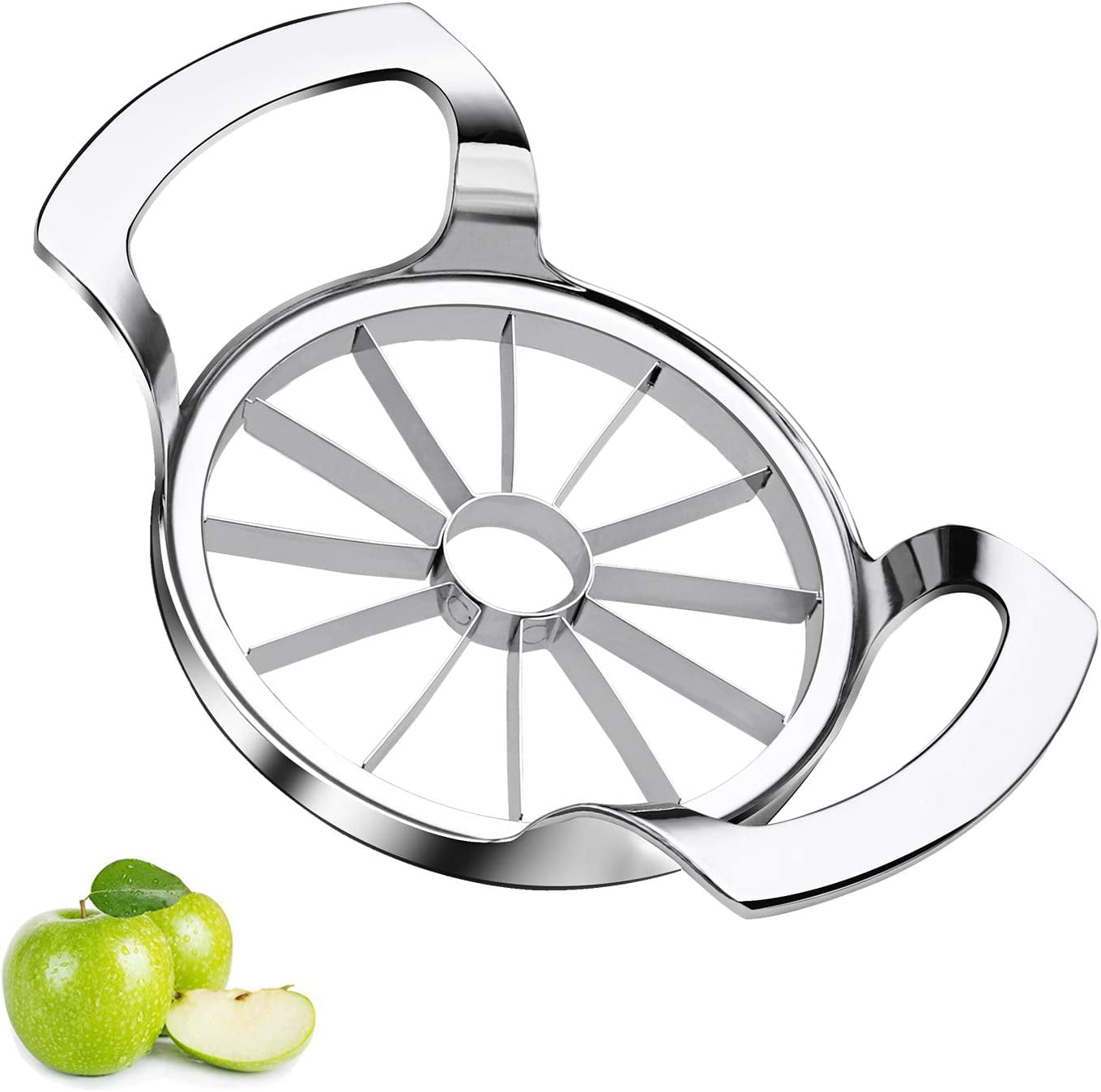 3 in 1 Peeler Slicer Corer with Stainless Steel and Strong Heavy Suction Base for Apple Potato Pear,2 Extra Blades 10 pcs Forks Apple Peeler Blue 