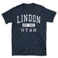 thumbnail image 1 of Lindon Utah Classic Established Men's Cotton T-Shirt, 1 of 1