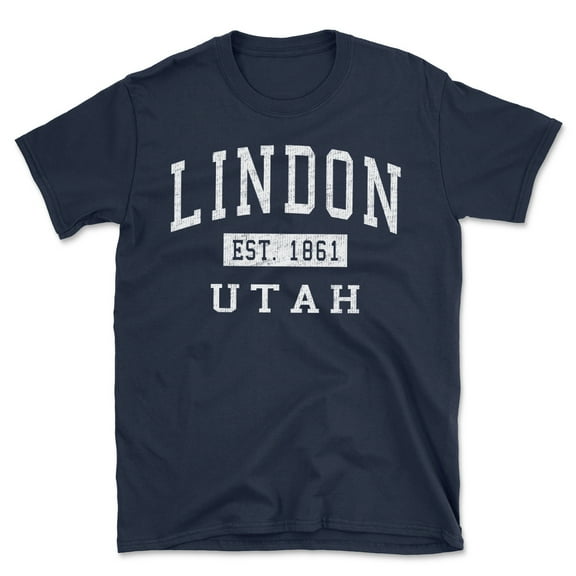 Lindon Utah Classic Established Men's Cotton T-Shirt