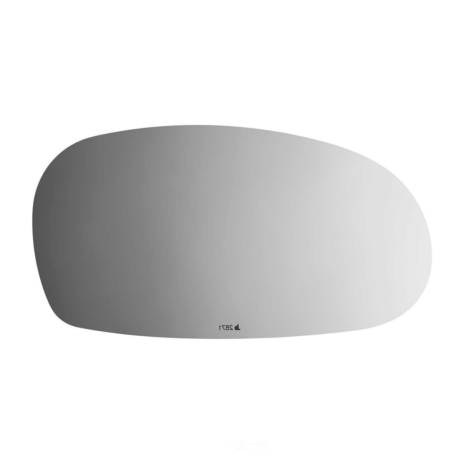 Burco Side View Mirror Replacement Glass - Clear Glass - 2871