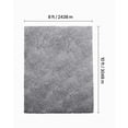 thumbnail image 3 of VEVOR Indoor Plush Area Rugs, 8 x 10 ft Soft Plush Carpet, Furry Shag Area Rugs for Living Room, Bedroom, Sunroom, Modern Home Decor Aesthetic, Non-Shedding, Non-Woven, Slip-Resistant, Smoke Gray, 3 of 9
