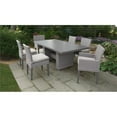 thumbnail image 1 of Florence Patio Rectangulaire Table à Manger 4 Chaises Sans Bras 2 Fauteuils, 1 of 2