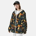 thumbnail image 4 of Picia Colorful Plants Mushroom Women's Men's UPF 50+ Sun Protection Hoodie Shirt Long Sleeve SPF Fishing Outdoor UV Hiking Lightweight Shirts-3X-Large, 4 of 9