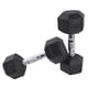 thumbnail image 4 of Par De Mancuernas Hexagonales De Caucho Fire Sports Negro 9Kg Fire Sports Par de Mancuernas/Caucho/Negro, 4 of 4