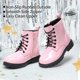 thumbnail image 2 of Botas DREAM PAIRS para Niñas Combat Cortas Rosas Talla 8 para Niños Pequeños, 2 of 6