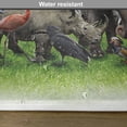 thumbnail image 6 of Ambesonne Animals Place Mats Set of 4, Wild Creatures Collage Art, Standard Size, Multicolor, 6 of 6