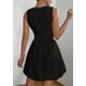 thumbnail image 2 of Vestido PRETTYGARDEN de Verano sin Mangas Mini Negro 2XL, 2 of 8