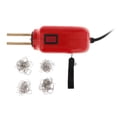 thumbnail image 2 of Máquina de soldadura de reparación de parachoques de coche de 100W con grapas de 0,8 0,6mm soldadura de doble tubo de cobre puro soldador de plástico Rojo, 2 of 9