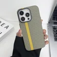 thumbnail image 2 of Funda de fibra de carbono con relieve 3D ultrafina para iPhone 15 Pro Max 14 13, cubierta de protección total, función antiarañazos incorporada, 2 of 4