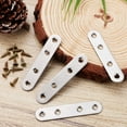 thumbnail image 1 of FENGGUIQU 14Ud Brackets De Refuerzo Metálicos Para Muebles Acero Inoxidable Color Plata, 1 of 6