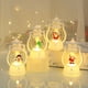 thumbnail image 4 of Linterna de Navidad, suministros de decoración de árboles, luces navideñas festivas, vela electrónica, lámpara de viento Led colgante, 4 of 4