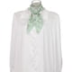 thumbnail image 2 of Bufandas de gasa para mujer - 27.6 X27.6 - Pañuelo cuadrado con estampado floral Pañuelo para el cuello Pañuelo para el cuello Verde claro 70x70cm/27.6x27.6 inches(LxW), 2 of 5