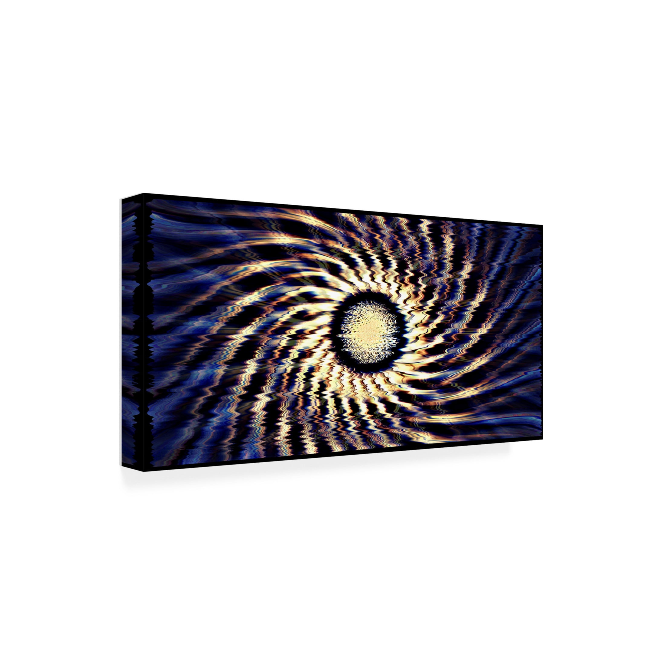 Canvas Wall Art - David Manlove 'Interference' Wall Art for Living Room, Bedroom, or Office Décor by Trademark Fine Art - 19 x 10 Inches