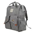 thumbnail image 1 of Bolsa de bebé para mujer embarazada multifunción insular Mochila impermeable para momia al aire libre (Gris L), 1 of 9