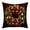 D, variant on Christmas Winter Throw Pillow Cover 45x45cm Christmas Pillow Cover With Festival And Bow Decorative Sofa Decorative Linen Pillow
