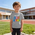 thumbnail image 5 of Boys ABC Tshirt Gray | Soft Cotton Graphic Tee with Playful Alphabet Design for Kids & Kids 3-10 Years | Educational Shirt for School, Play & Casual,Size 3 T, 5 of 9