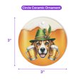 thumbnail image 5 of Best Beagle Dad Proud Beer Lover Happy Oktoberfest Ceramic Round Ornament Beagles Dog Lover Gifts Idea Home Tree Decor - 02016, 5 of 5