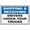 Warning Sign 4, variant on Door Opens Outward Warning Metal Sign 8"x12" - For Property Aluminum Notice, Room Yard Outdoor Home Decor