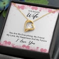 thumbnail image 5 of To My Wife You Are My Everything Forever Necklace w Message Card, 5 of 20