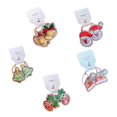 thumbnail image 3 of Here's a polished product description based on your input:\n\n \n\n**10pcs Christmas Hair Ties Set – Elastic Soft Fabric Hair Rings for Ponytail Holders, 3 of 3